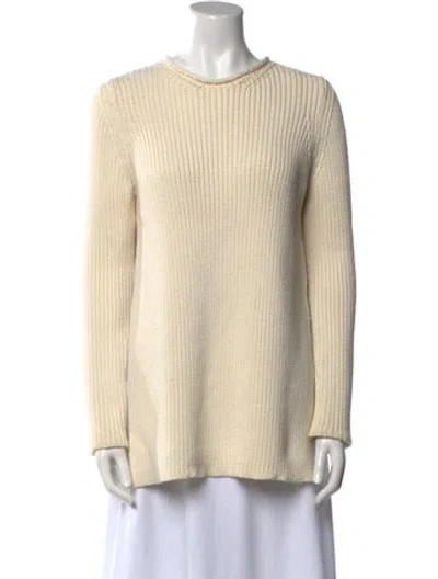 Pre-owned The Row Crew Neck Sweater In Neutral