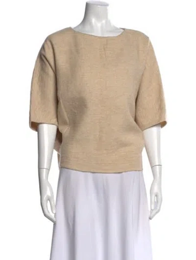 Pre-owned The Row Crew Neck Sweater In Neutral