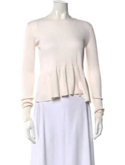 Pre-owned The Row Crew Neck Sweater In Neutral