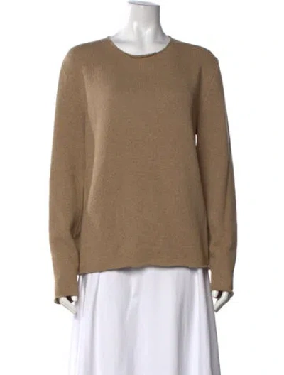 Pre-owned The Row Crew Neck Sweater In Neutrals