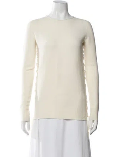 Pre-owned The Row Crew Neck Sweater In Neutrals