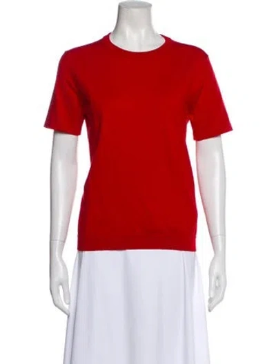 Pre-owned The Row Crew Neck Sweater In Red