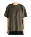 The Row Short-sleeve Boxy Top In Green