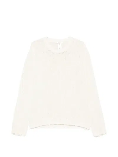 The Row Crew-neck Knitted Sweater In Neutral