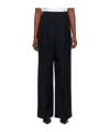 The Row Crissi Wide-legged Casual Pants In Black