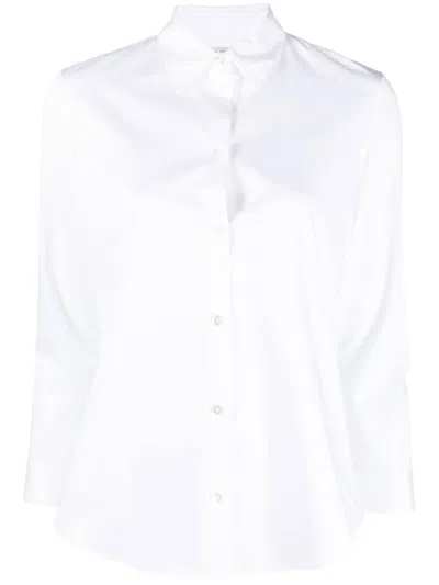 The Row Crop-sleeve Shirt In Weiss