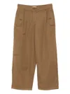The Row Cropped Trousers In Brown