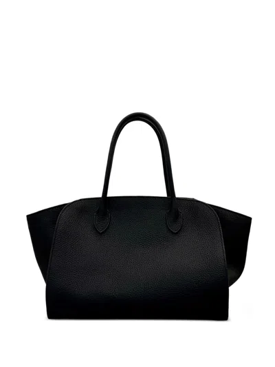 The Row Curved Top-handle Shoulder Bag In Black