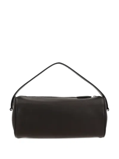 The Row Cylindrical Top-handle Bag In Black