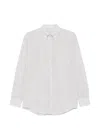 The Row Dalan Check-pattern Long-sleeve Shirt In White