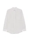The Row Dalan Check-pattern Long-sleeve Shirt In Gold