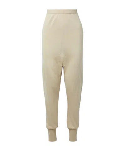 The Row Dalbero Blend Tapered Casual Pants In Neutral