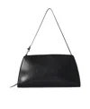 The Row Dalia Baguette Logo Shoulder Bag In Black