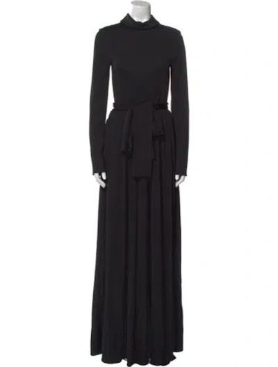 Pre-owned The Row Damico Long Dress In Black
