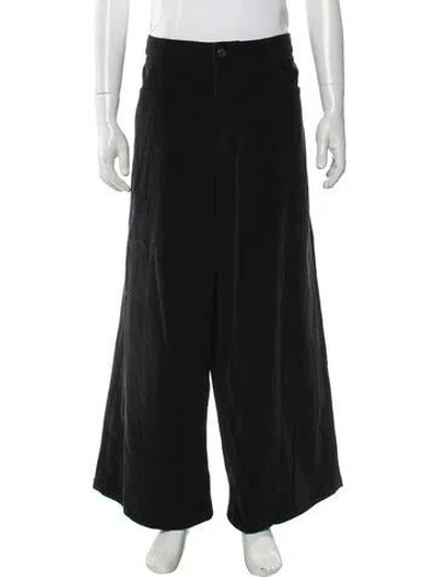 Pre-owned The Row Dan Corduroy Pants In Black