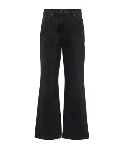 The Row Dan Flared Jeans In Black