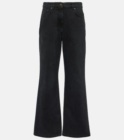 The Row Dan Flared Jeans In Black