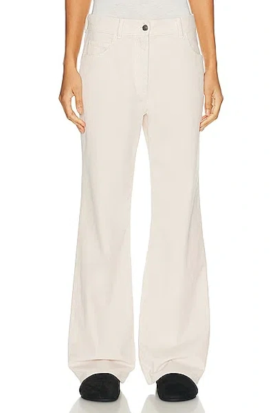 The Row Dan Pant In Off White