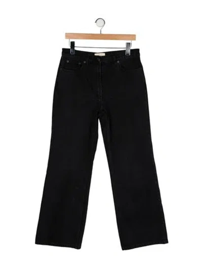Pre-owned The Row 'dan' Wide Leg Jeans In Black
