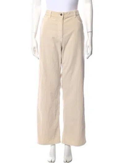 Pre-owned The Row Dan Wide Leg Pants W/ Tags In Neutral