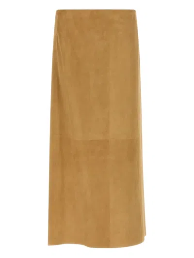 THE ROW DANAS HIGH-WAIST MIDI SKIRT