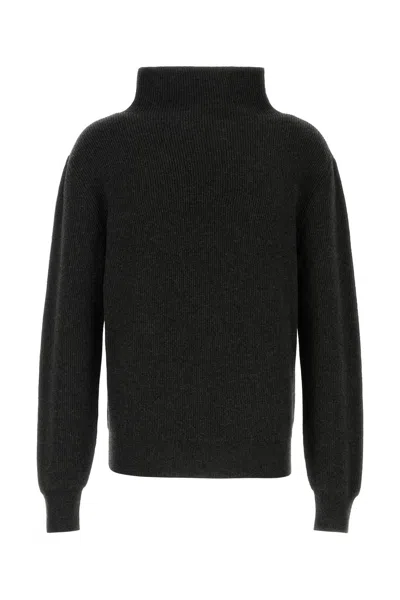 The Row Daniel Mock Neck-m Nd  Male In Black