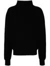 The Row Daniel Cashmere Sweater In Black