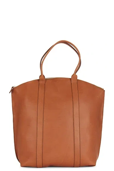 The Row Dante Tote In Dark Cuir