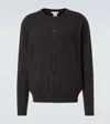 The Row Graphite Cashmere Blend Danube Cardigan In Black