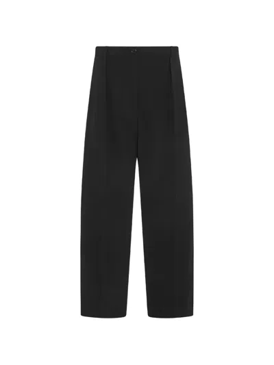 The Row Darios Pleated-detail Tailored Trousers In Black