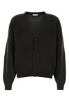 The Row Cashmere V-neck Sweater Long Sleeves In Brown