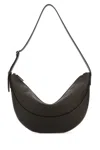 The Row Brown Leather Jouve Shoulder Bag