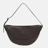 The Row Dark Brown Jouve Shoulder Bag