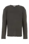 The Row Dark Grey Cotton Kalen Sweater In Darkgrey