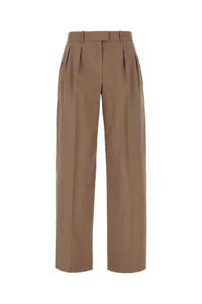 The Row Dark Grey Cotton Pants