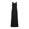 The Row Dark Grey Melange Cotton Farissa Dress