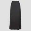 The Row Roux Skirt In Charcoal