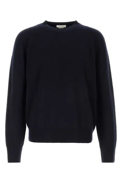 THE ROW DARK NAVY SOLID SWEATER
