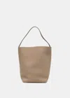 THE ROW THE ROW DARK TAUPE LARGE N/S PARK TOTE
