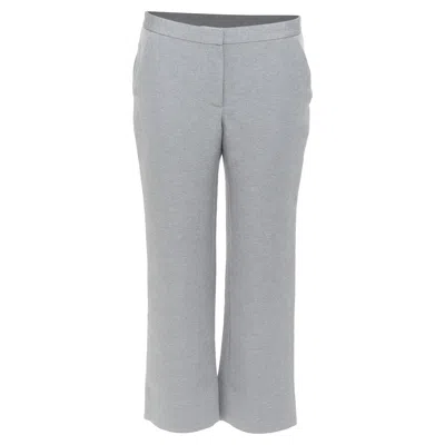 The Row Darted Cropped Harem Pants In Gray