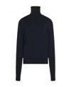 The Row Davos Cashmere Sweater In Blue