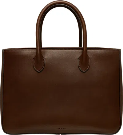 The Row Day Luxe Small Bag In Brown