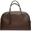 The Row Deep Brown Ans Bag In Brown