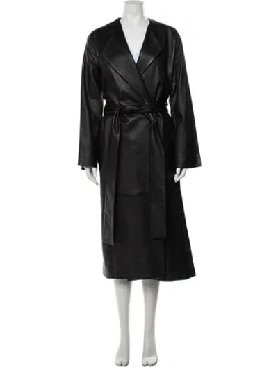 Pre-owned The Row Deer Coat In Black