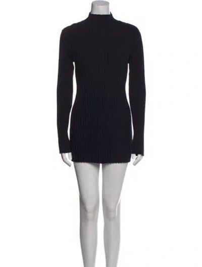 Pre-owned The Row Deidree Mini Dress In Black