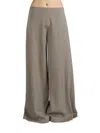The Row Dela Flared Trousers In Grey