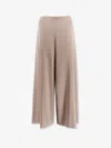 The Row Dela Mid-rise Wide-leg Pants In Grey