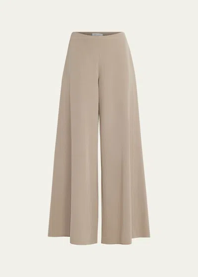 The Row Dela Mid-rise Wide-leg Pants In Neutral