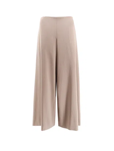 The Row Dela Mid-rise Wide-leg Pants In Grey