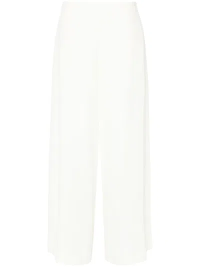 The Row Dela Wide-leg Trousers In White